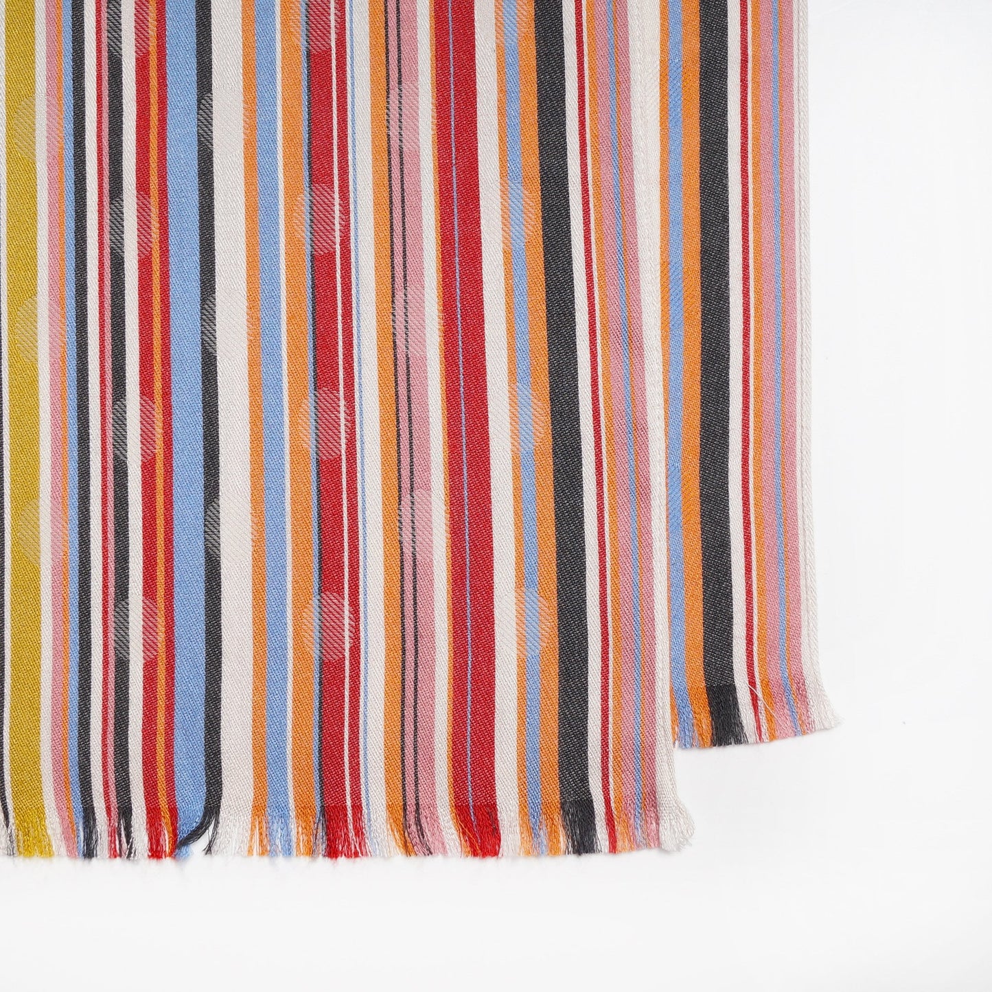- Stripe Polka Dot Scarf - Multi