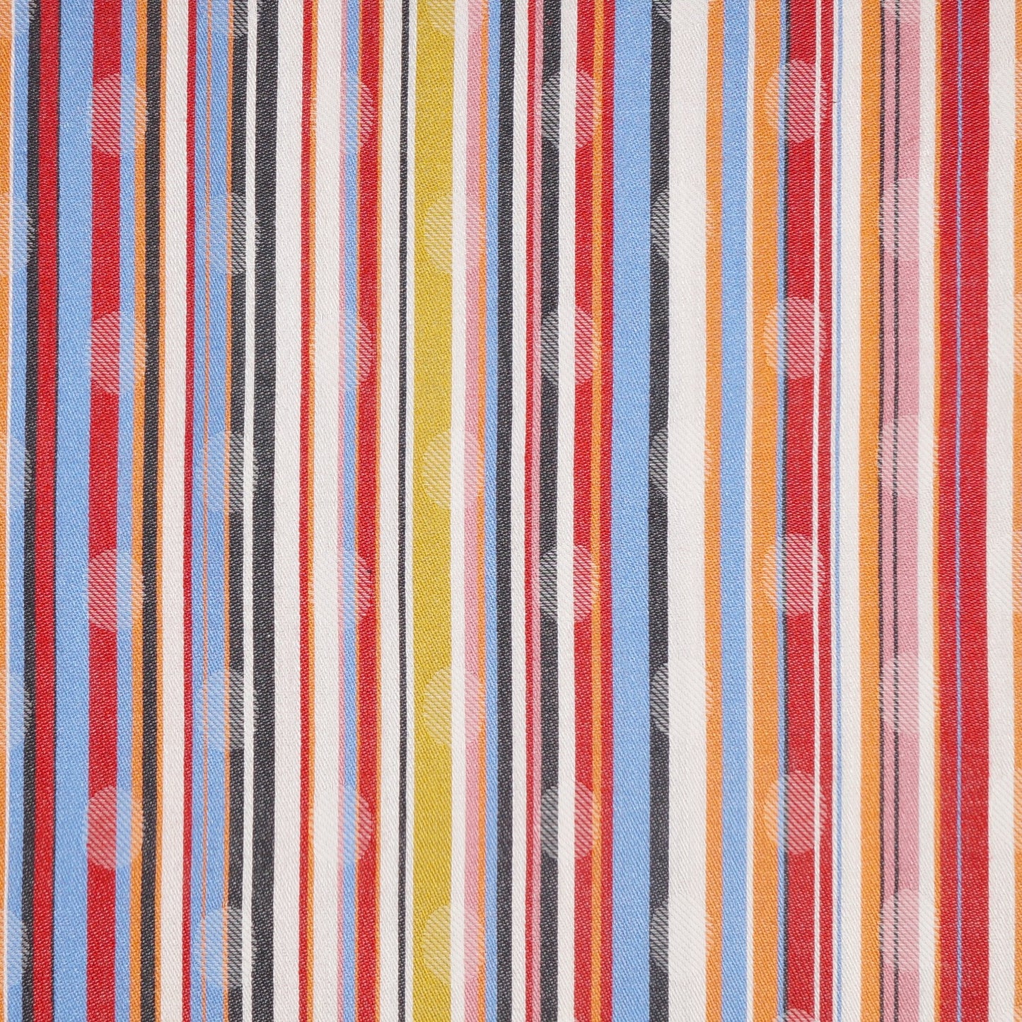 - Stripe Polka Dot Scarf - Multi