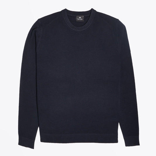 - Crew-Neck Pullover - Navy