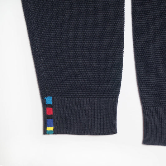 - Crew-Neck Pullover - Navy