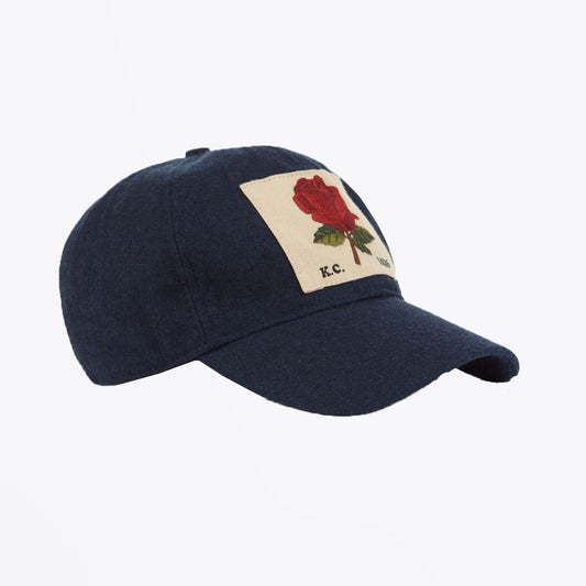 - Classic Rose Patch Cap - Navy