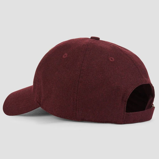 - Classic Rose Patch Cap - Burgundy