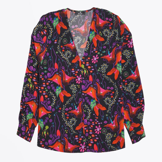 Floral Print Blouse - Multi