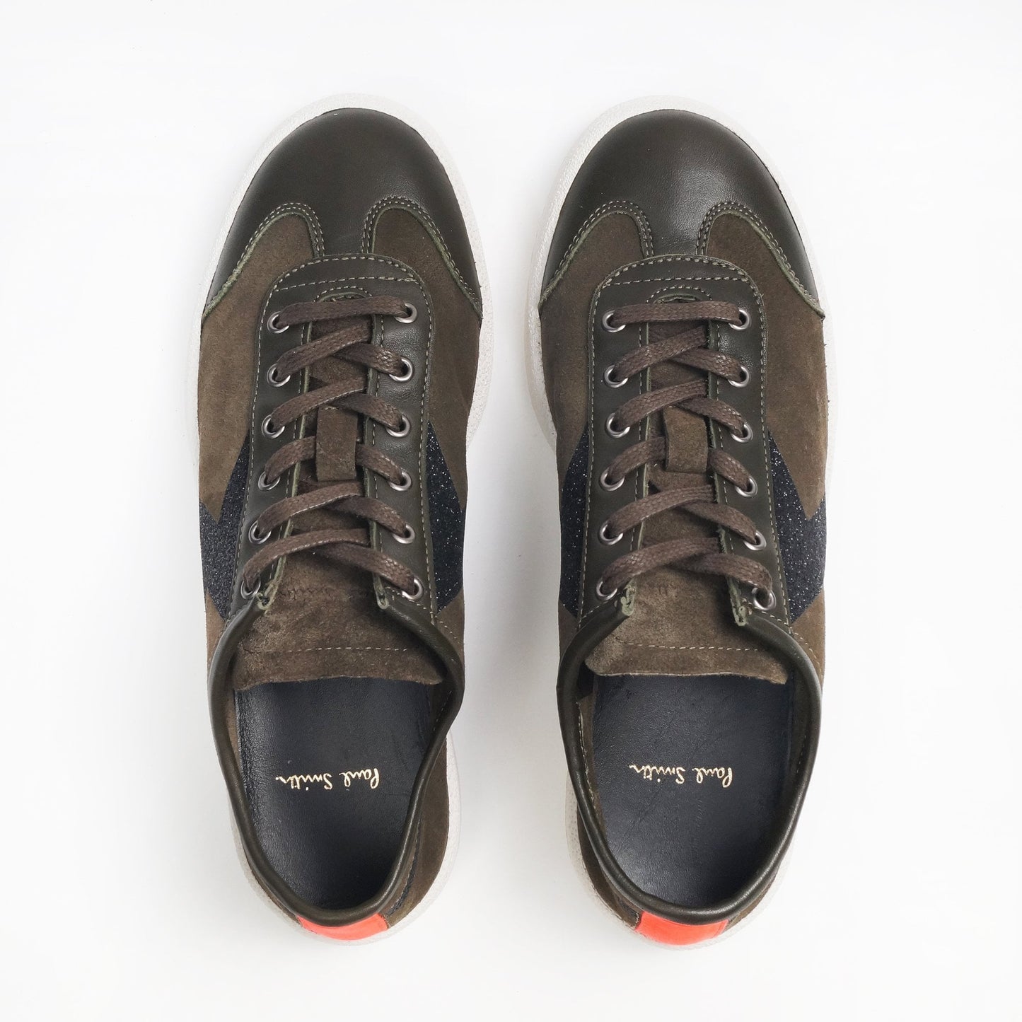 Leather 'Ziggy' Trainers - Green