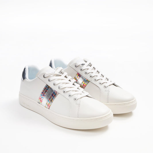 Leather Stripe 'Lapin' Trainers - White