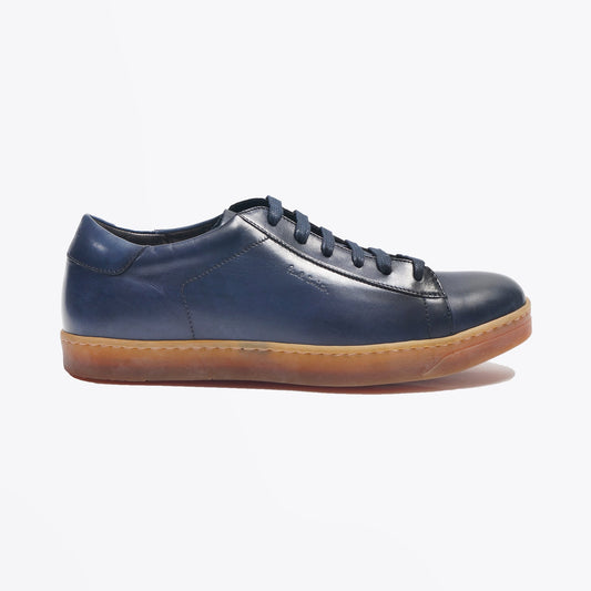 Leather 'Huxley' Sneaker - Navy