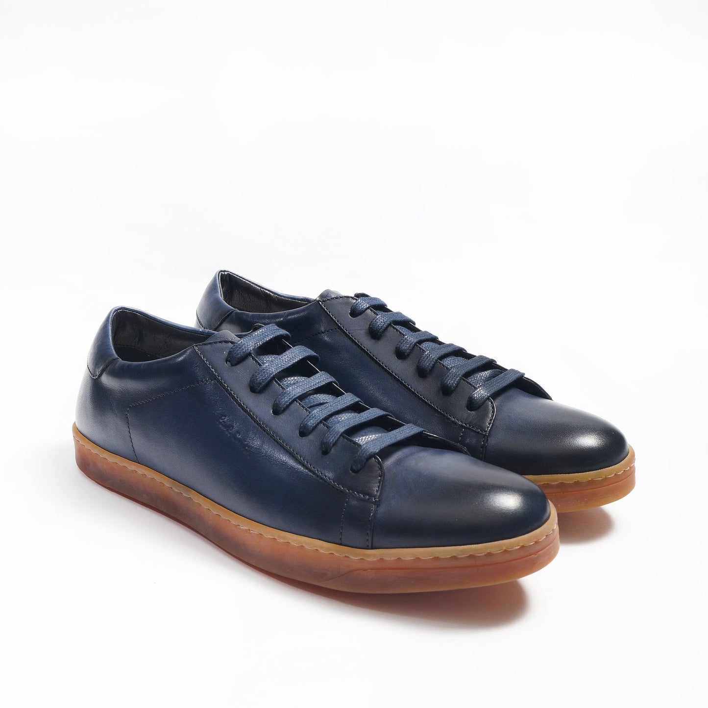 Leather 'Huxley' Sneaker - Navy
