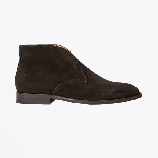 - Suede 'Arni' Ankle Boot - Dark Brown