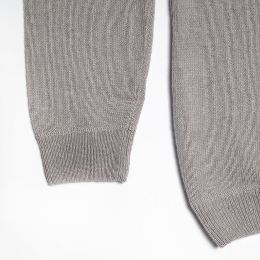 - Wool Crew Neck Pullover - Grey
