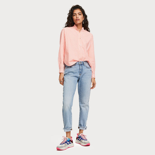 - Oversized Stripe Shirt