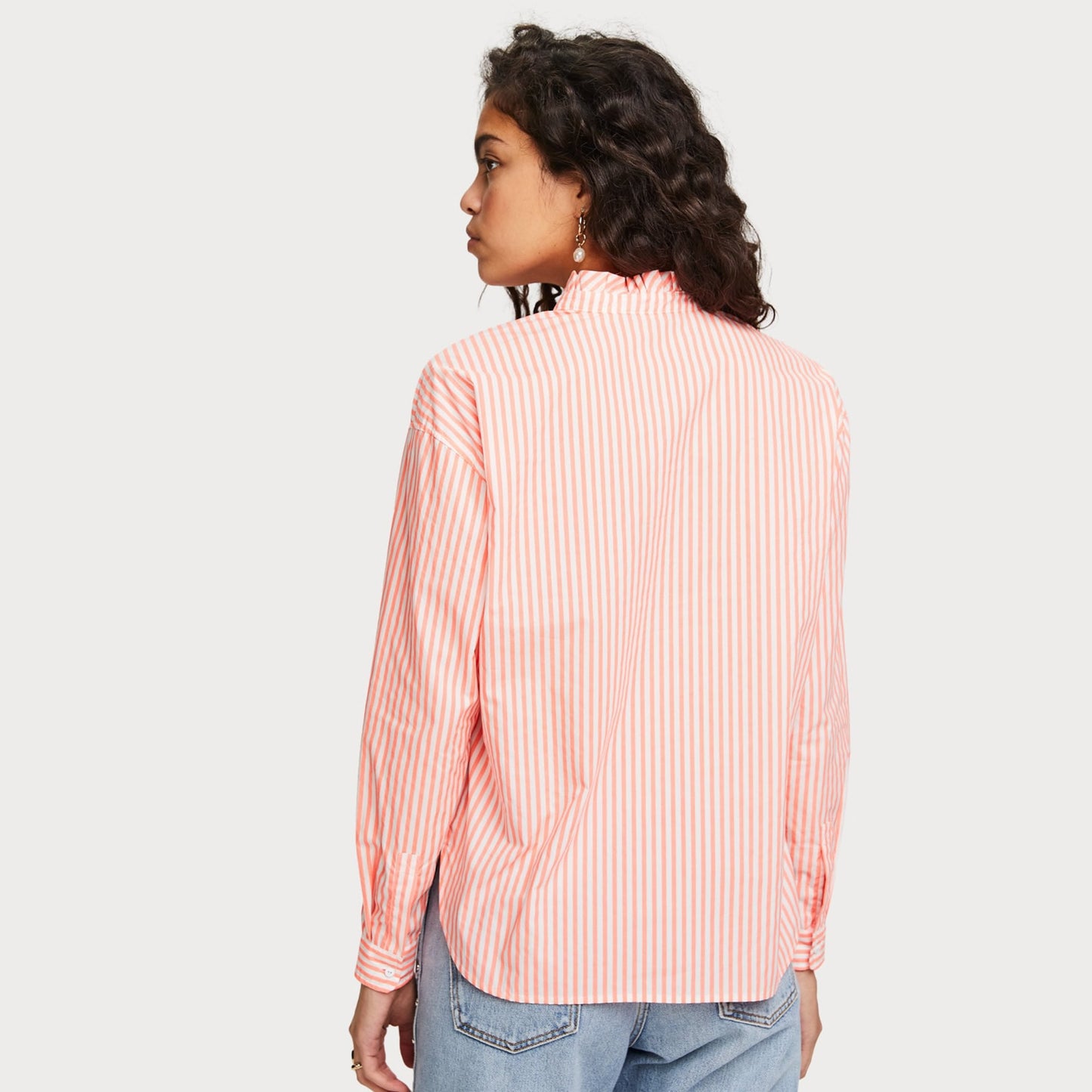 - Oversized Stripe Shirt