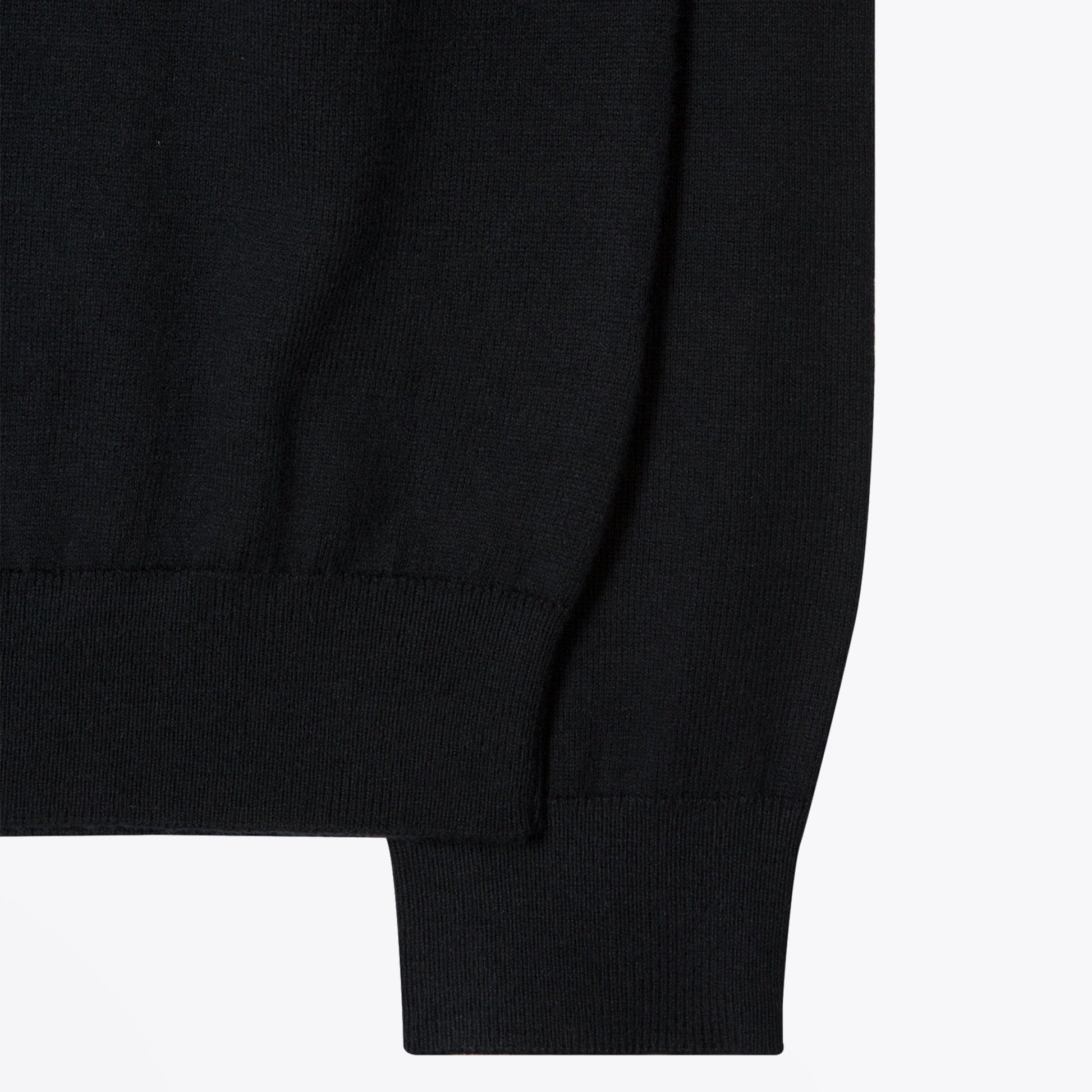 Paul Lips Intarsia Wool Blend Jumper - Black