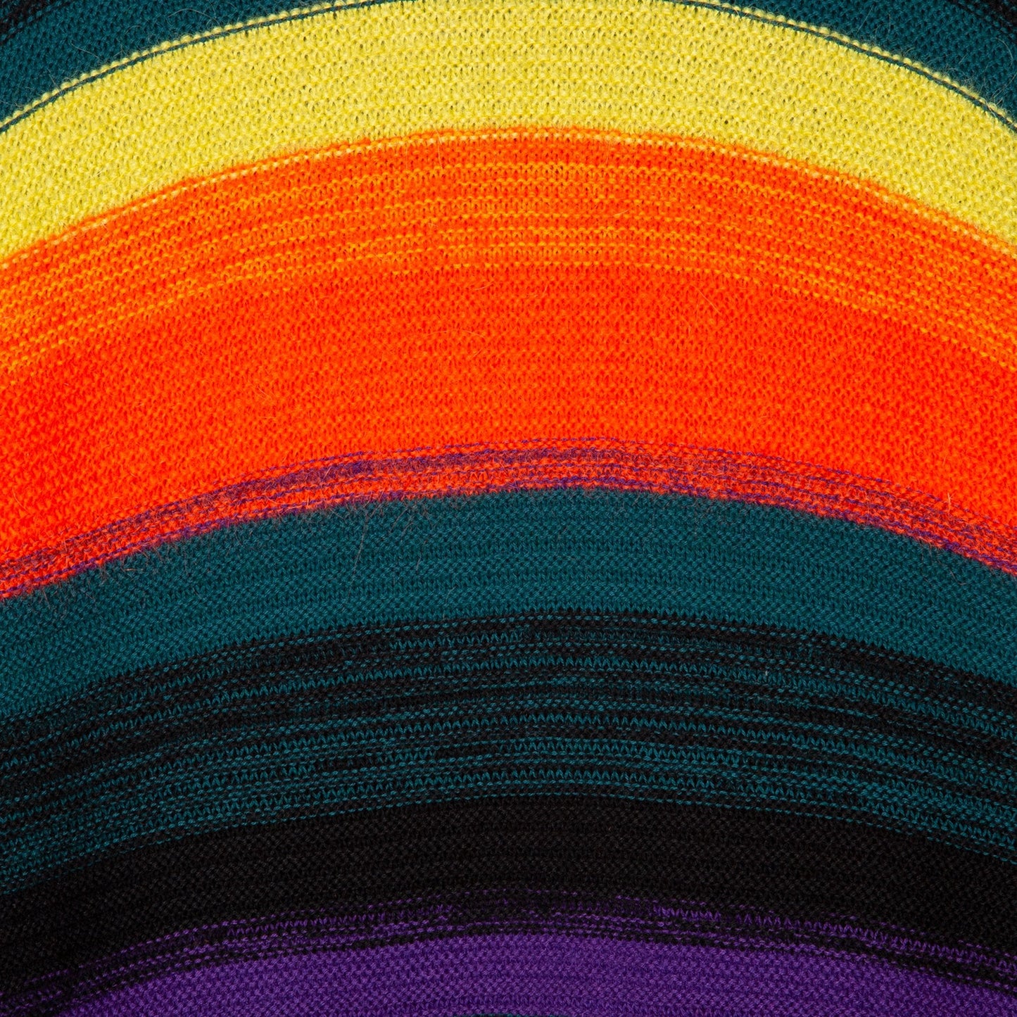 - Stripe Ribbed Wool-Blend Sweater - Multi