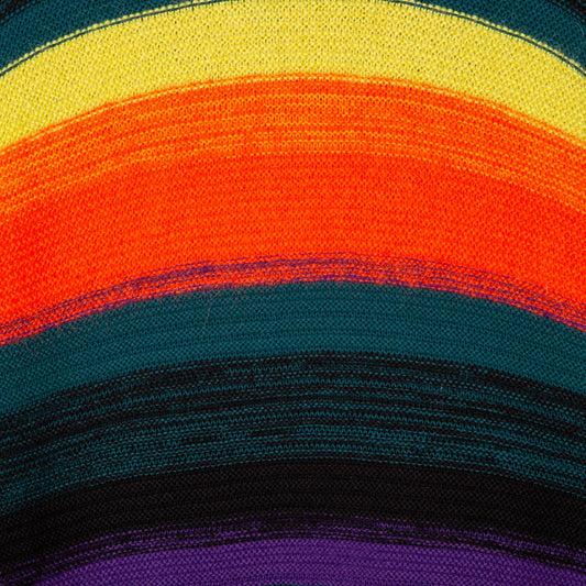 - Stripe Ribbed Wool-Blend Sweater - Multi