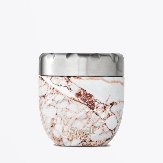 - Calacatta Gold Eats Food Bowl 21.5oz - White