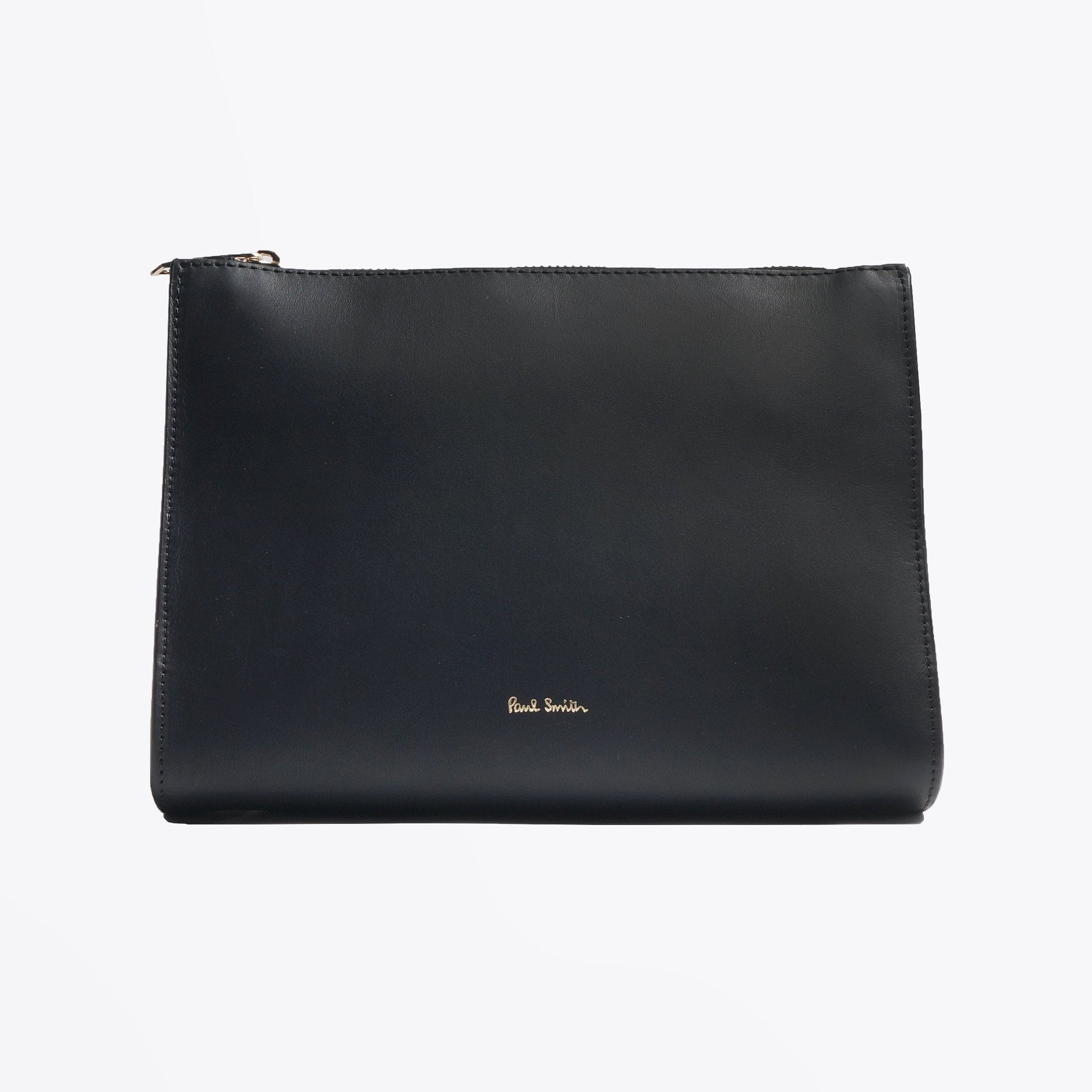 Paul Leather Cross-Body Bag - Black