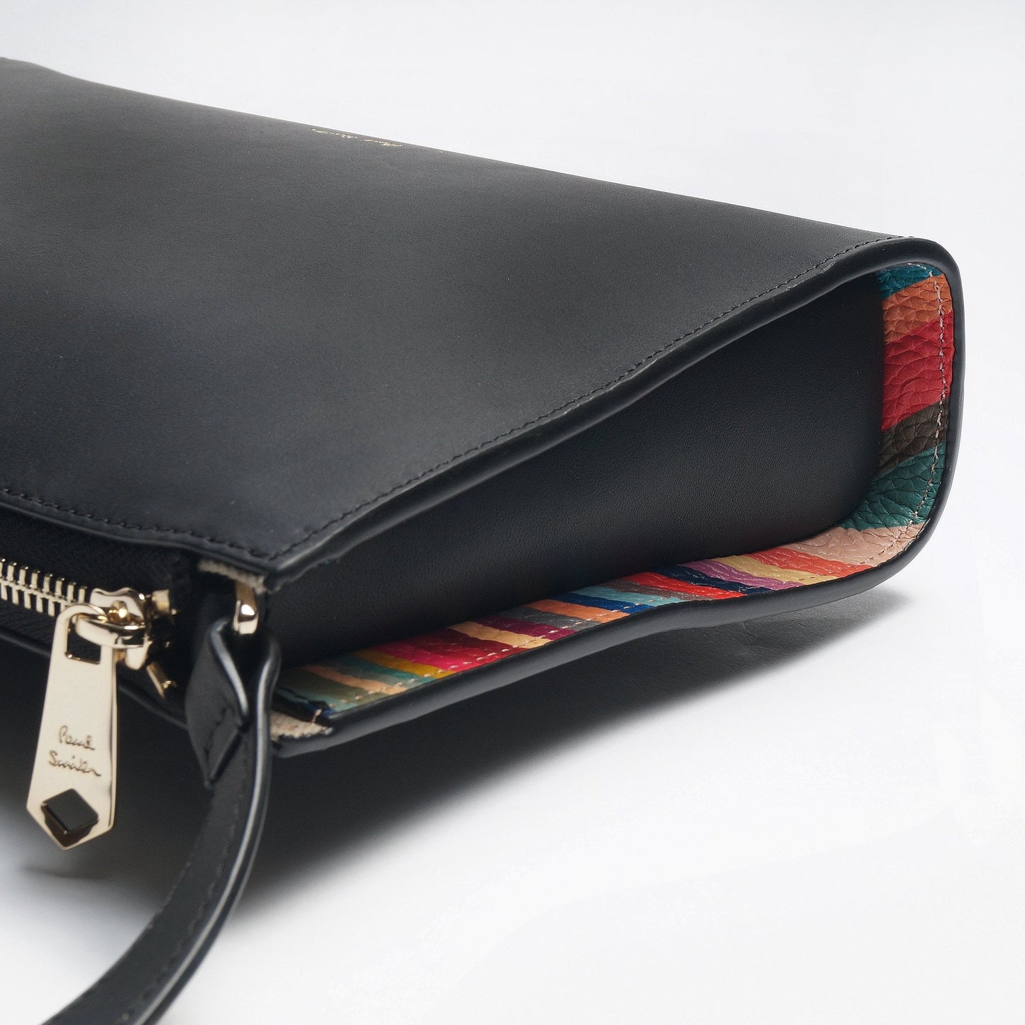 Leather Cross-Body Bag - Black