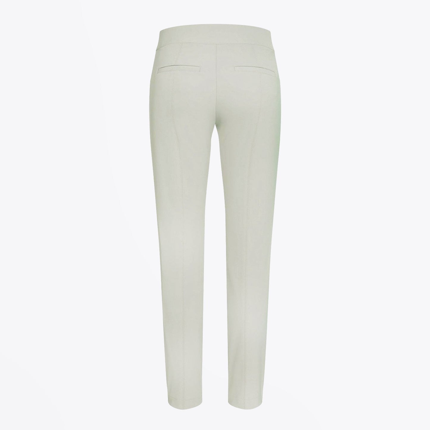 - Rubia - Slim Fit Stretch Trousers - Cream