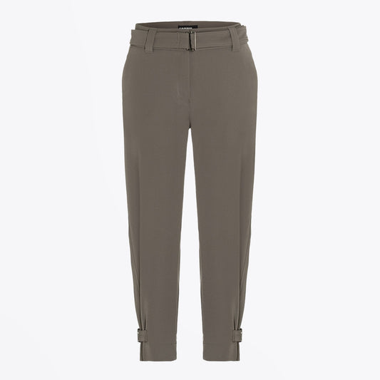 Koko - Trouser with Buckle Detail - Khaki Green