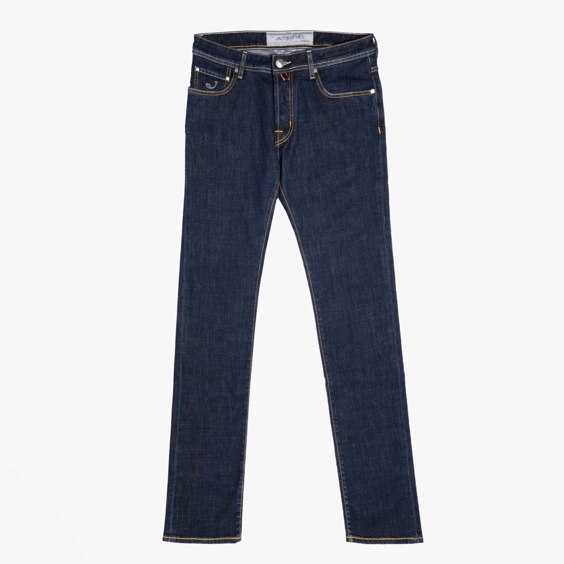 Jacob J688 Mid-Rise Comfort Jeans - Dark Blue