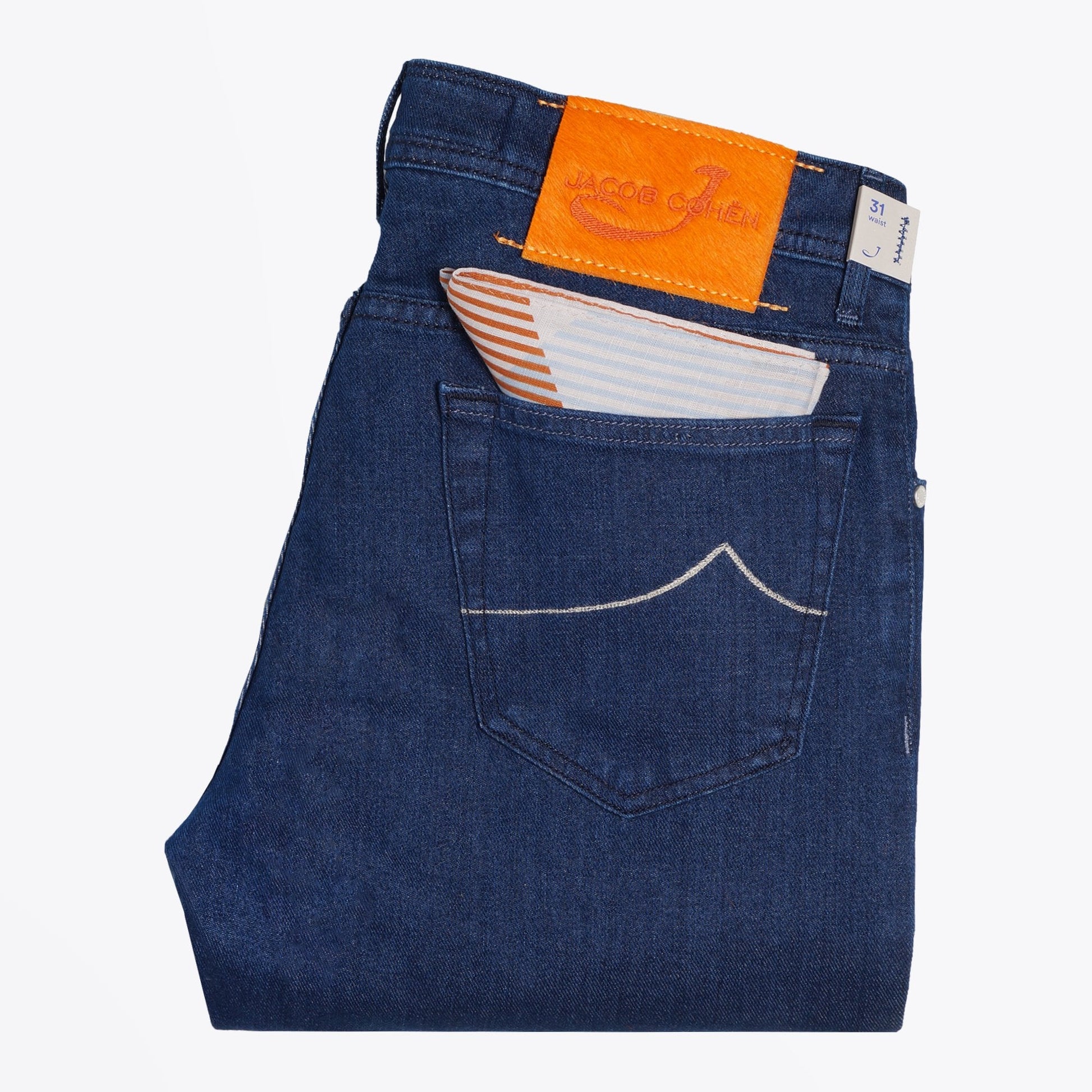 Jacob J688 Mid-Rise Comfort Jeans - Royal Blue