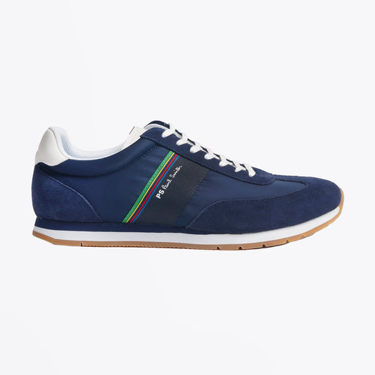 - Sports Stripe 'Prince' Trainers - Dark Navy