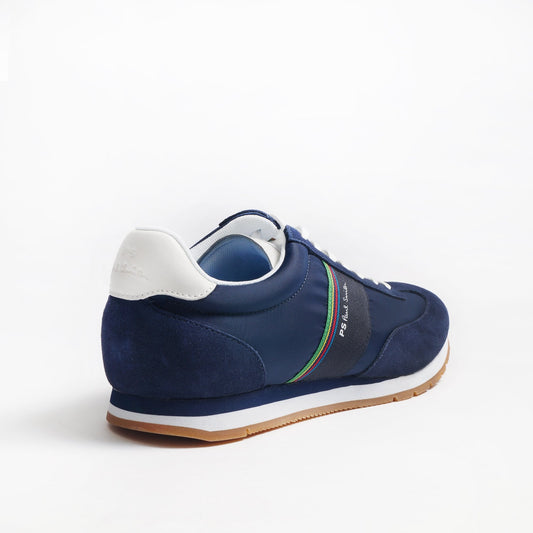 - Sports Stripe 'Prince' Trainers - Dark Navy