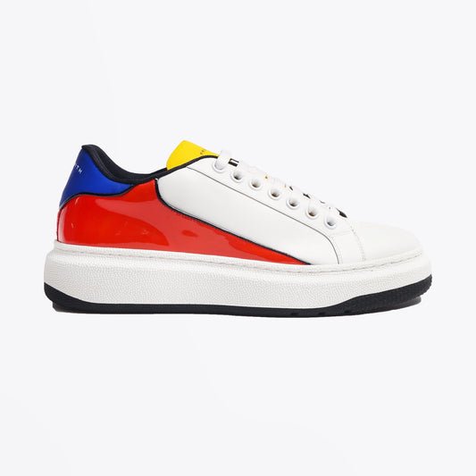 - 'Leyton' Colour Block Trainers - White/Multi
