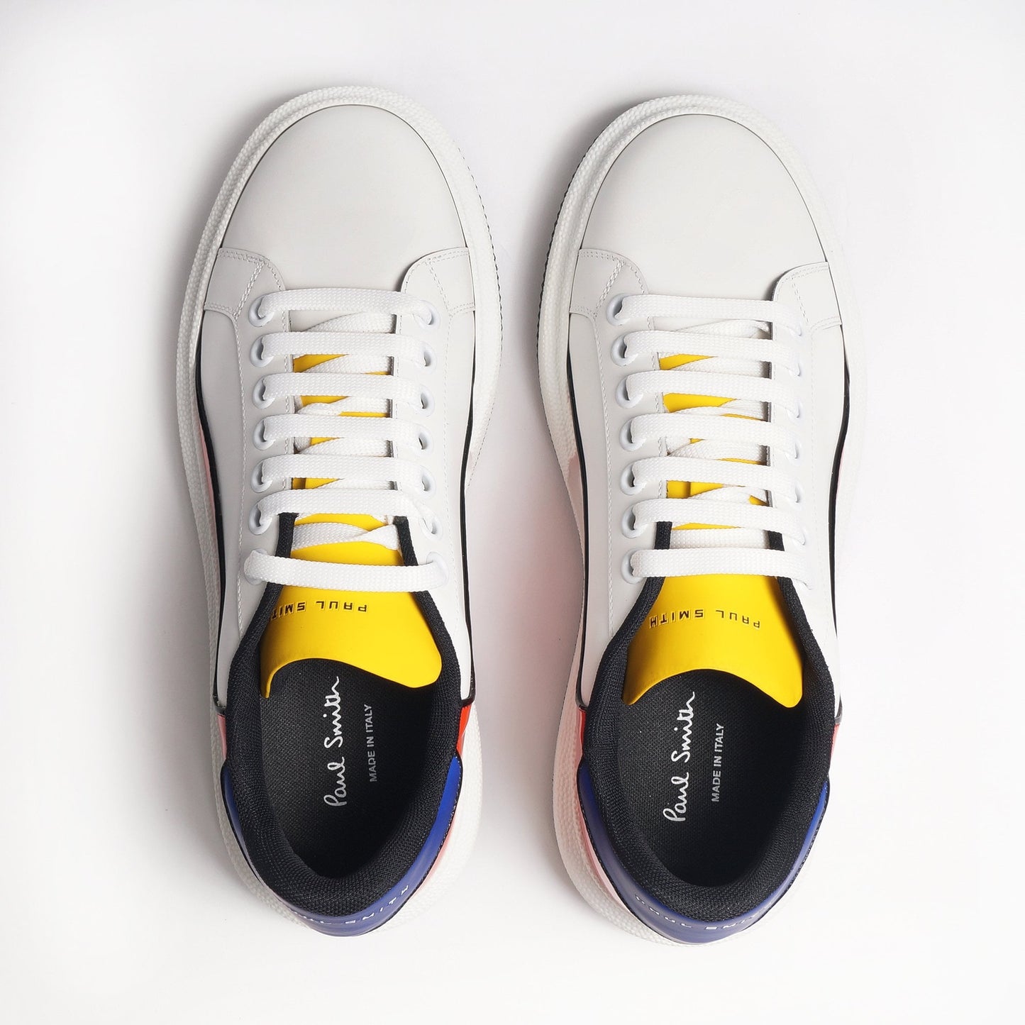 - 'Leyton' Colour Block Trainers - White/Multi