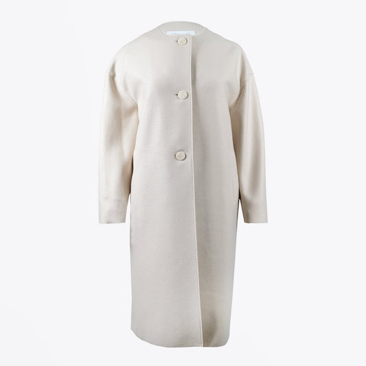 - Oversized Spring Coat - Cream