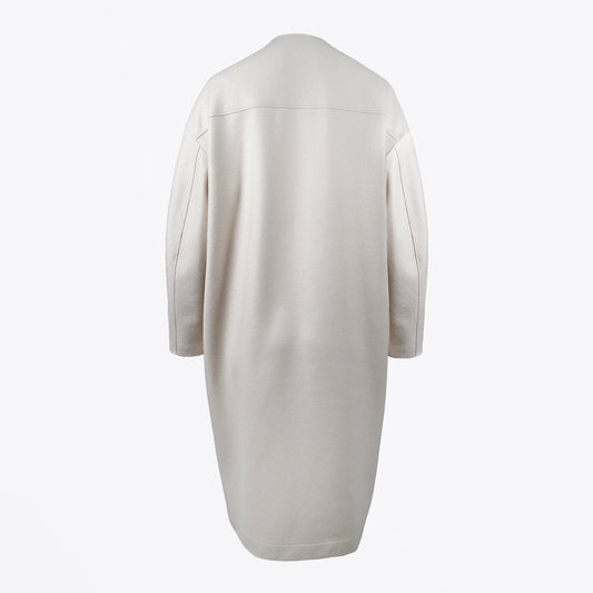 - Oversized Spring Coat - Cream