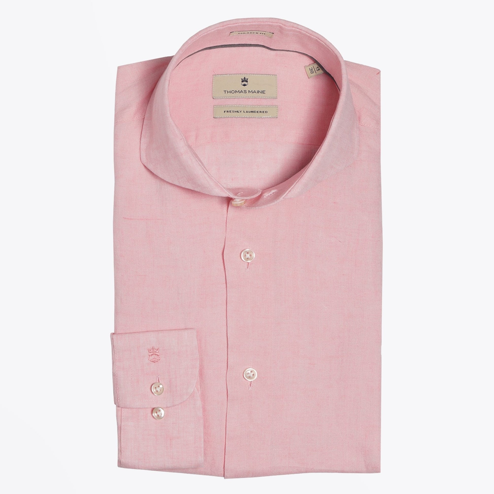 Thomas Lightweight Linen Shirt - Pink