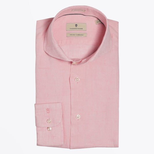 Lightweight Linen Shirt - Pink