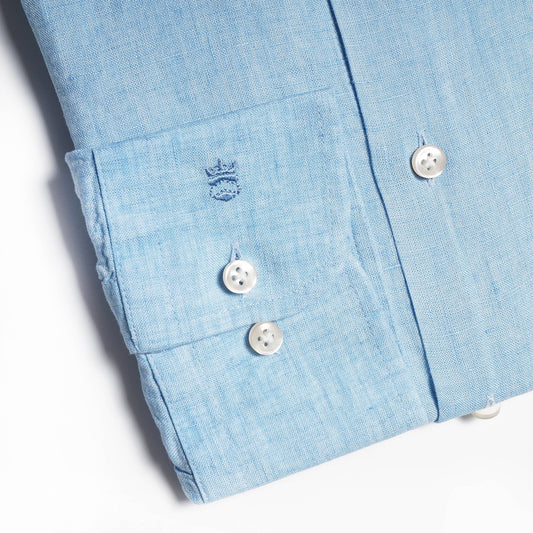 Lightweight Linen Shirt - Blue
