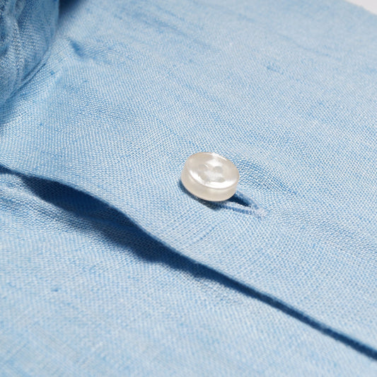 Lightweight Linen Shirt - Blue