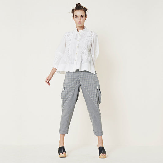 Intricate - Lace Swing Shirt - White