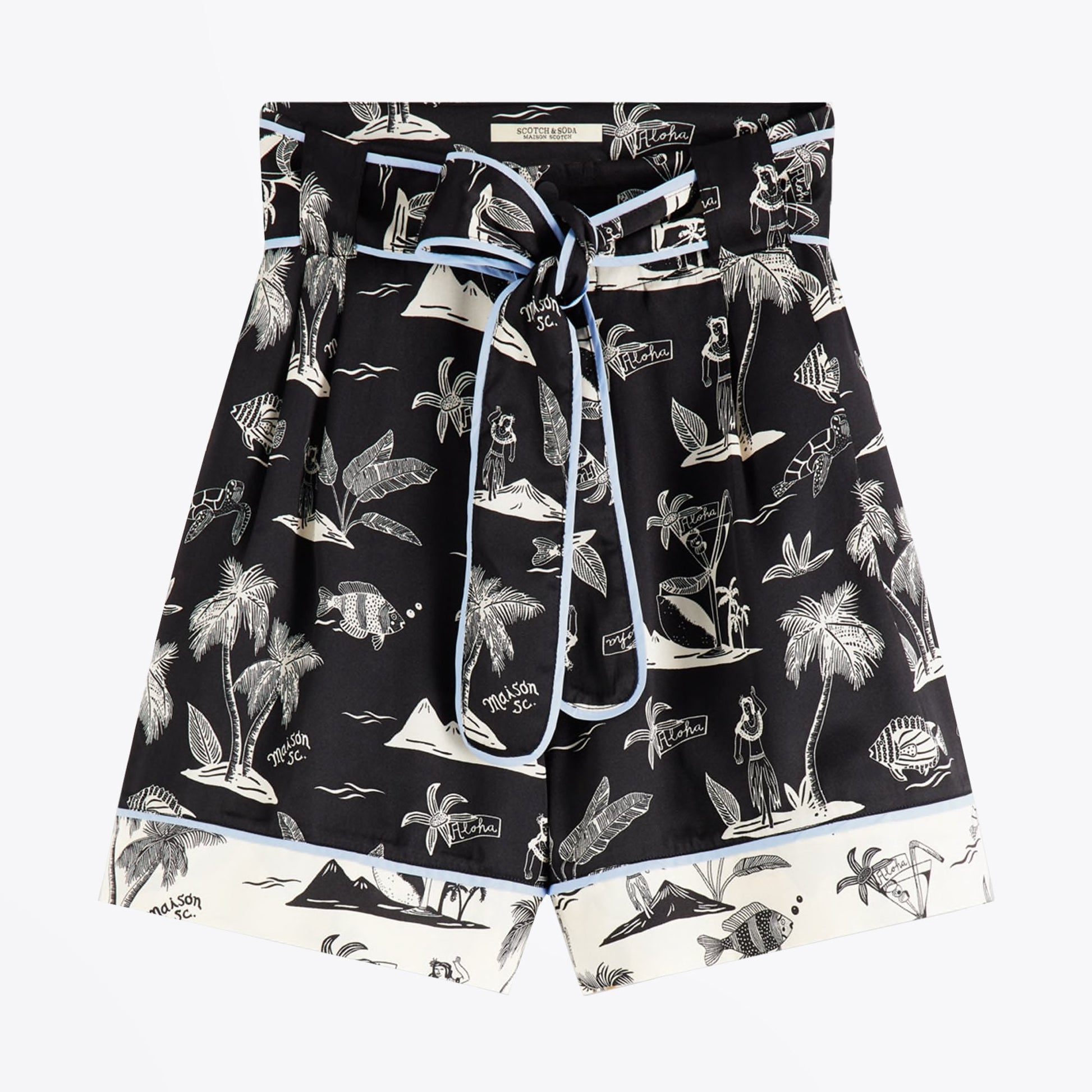 Scotch Hawaiian Printed Shorts - Multi