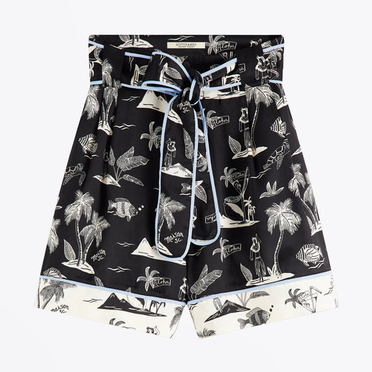 Hawaiian Printed Shorts - Multi