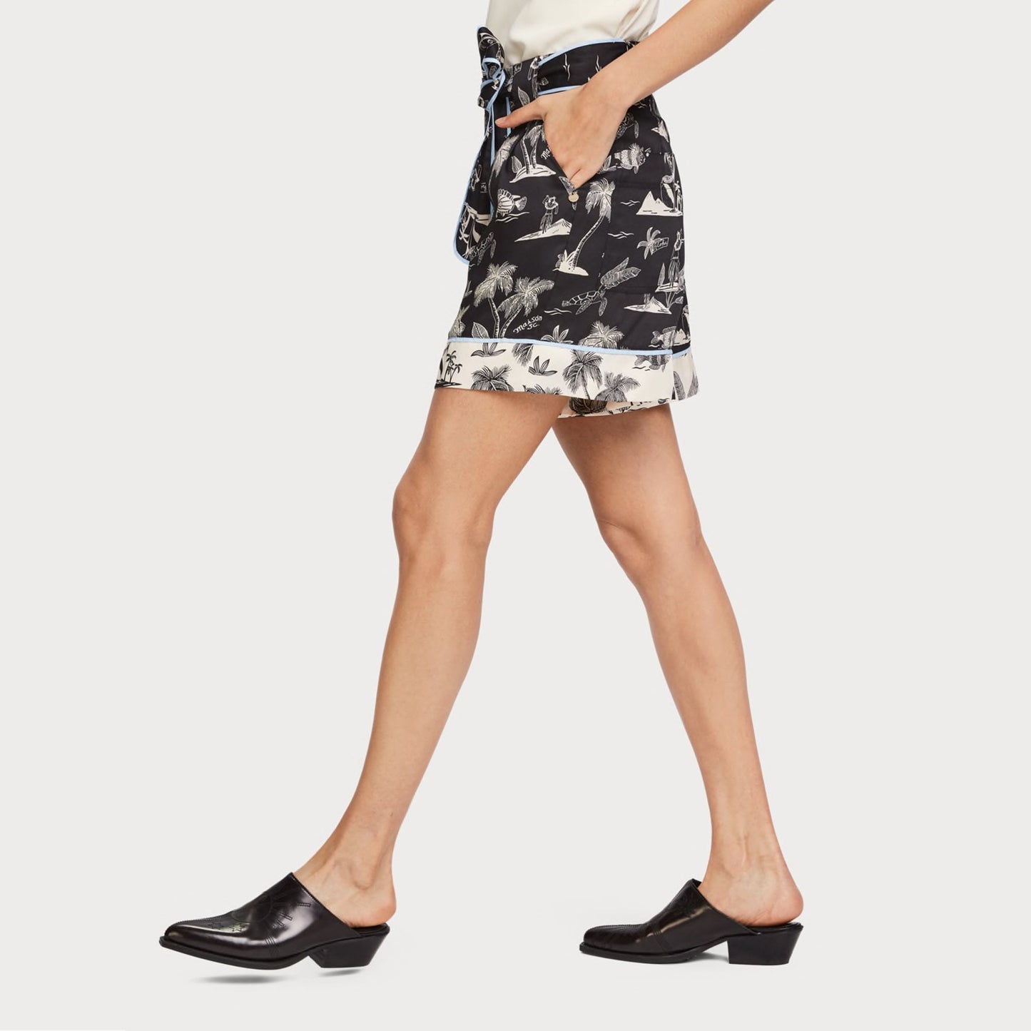 Hawaiian Printed Shorts - Multi