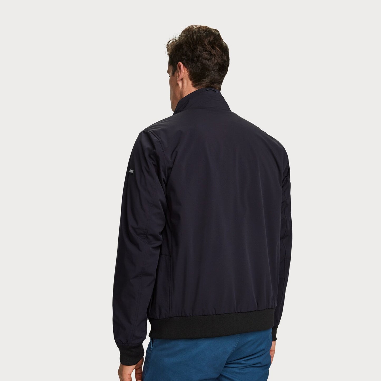 - Classic Bomber Jacket - Navy