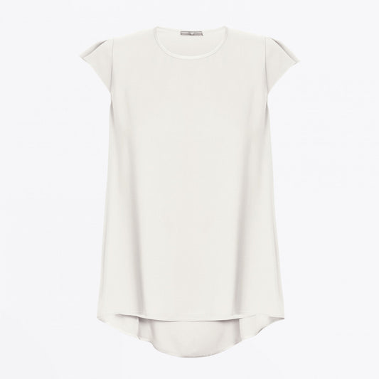 - Swift - Cap Sleeve Top - White