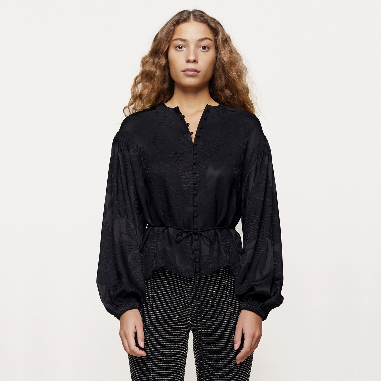 - Sahara Lace Top - Black