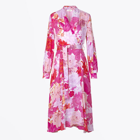 - Reflection Floral Dress - Pink