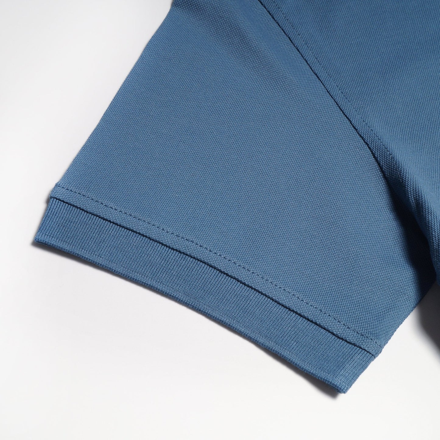 - Embroidered Zebra Polo Shirt - Blue