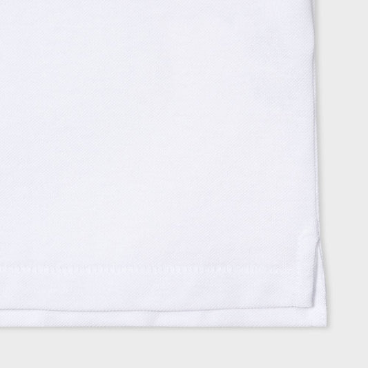 - Embroidered Zebra Polo Shirt - White