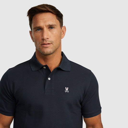 - Classic Polo Shirt - Navy