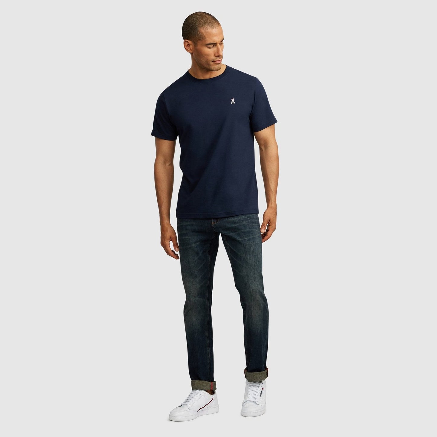 - Classic Crew Neck T-Shirt - Navy