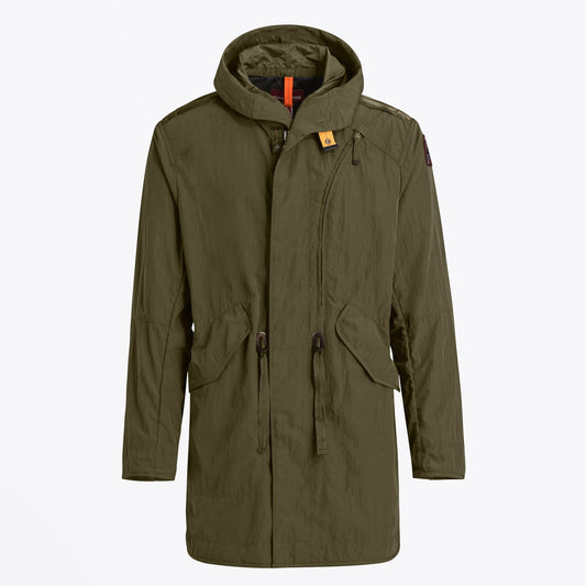 - Tank Spring Parka Coat - Military Green