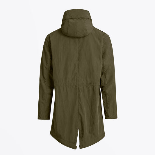 - Tank Spring Parka Coat - Military Green