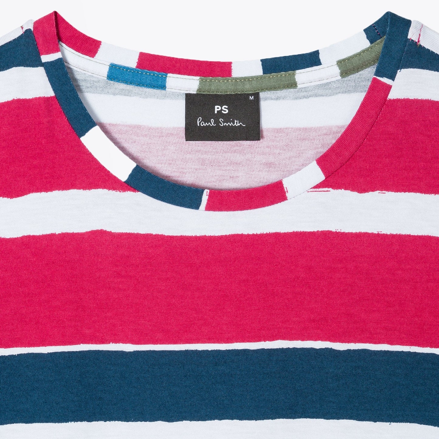 - Organic Cotton Stripe T-shirt - Pink